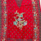 Rani Magenta Printed Crape Suit Set with Sarwokshi Work