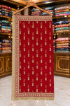 Red Heavy Lace & Stone Embellished Wedding Suit