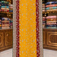Mustard Yellow Georgette Embellished Unstitched Suit with Stone Work