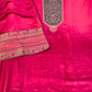Magenta Samoi Silk Suit Set with Banarsi Work