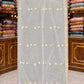 White Net Fabric with Jury & Sippi Handwork – Dyeable