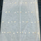 White Net Fabric with Jury & Sippi Handwork – Dyeable