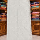 White Orgenza Fabric with Silver Sippi & Jari Work – Dyeable