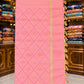 Pink Banarasi Silk Kosa Silk Saree with Golden Work