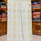 White Chinon Chiffon Thread & Sippi Work Fabric – Dyeable