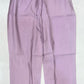 Lavender Soft Silk Thread Work Suit Set with Plain Dupatta