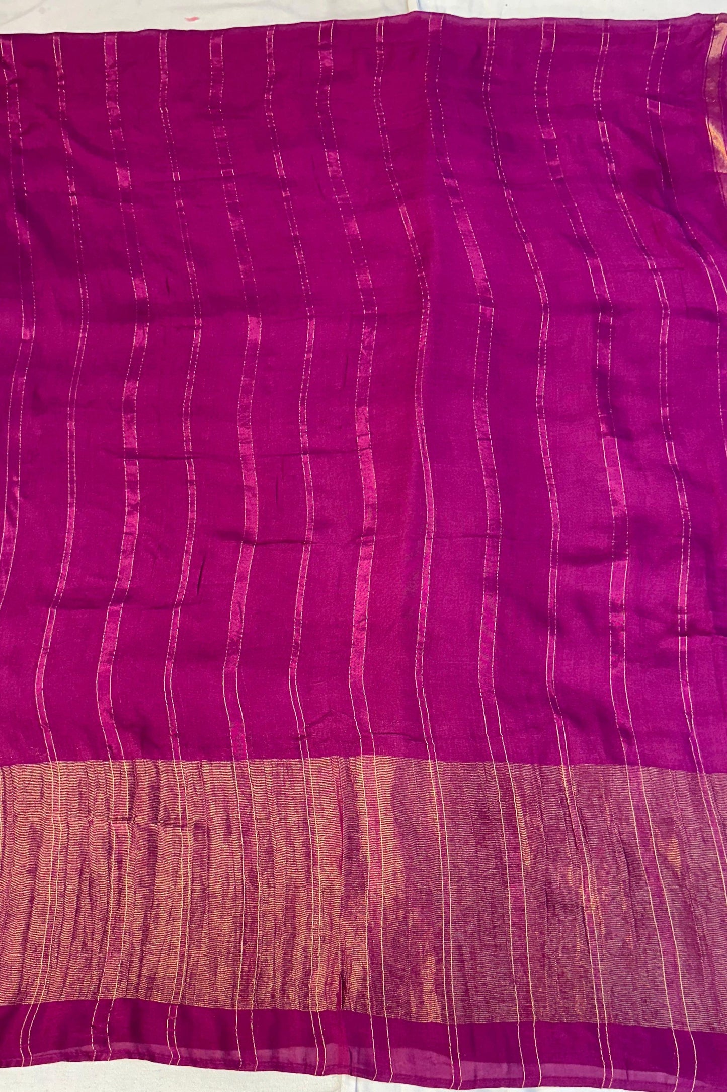 Wine Kosa Silk Suit Set with Banarasi Work