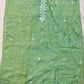 Pista Green Organza Embroidered Suit Set