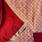 Mehroon Kosa Silk Kheem Khaam Suit Set