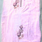 Rose Pink Musleen Thread & Sippi Work Suit Set with Brasho Dupatta