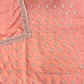 Shimmer Silk Dark Peach Designer Suit Set with Cut Work Dupatta