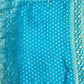 Banarasi Silk Suit Set – Yellow with Peacock Blue Dupatta