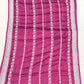 Wine Silk Suit Set with Patchwork & Threadwork Dupatta