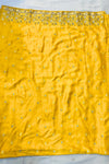 Yellow Banarasi Silk Suit with Handwork & Designer Dupatta