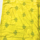 Mustard Yellow Threadwork Cotton Suit Set with Dupatta