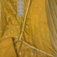 Dark Golden Shimmer Silk Handwork 3-Piece Suit Set