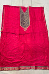 Magenta Samoi Silk Suit Set with Banarsi Work