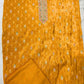 Dark Golden Shimmer Silk Handwork 3-Piece Suit Set