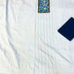Powder Blue Aikad Cotton Printed Patch Work Suit Set