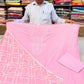 Elegant Pink Cotton Suit Set with Neck Work & Quota Doria Dupatta