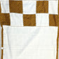 Mustard & Cream Cotton Patchwork Suit Set with Printed Dupatta