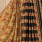 Coffee Wine Modal Silk Saree with Swarovski Work & Designer Blouse