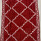 Red Cotton Silk Jari Work Suit Set with Heavy Dupatta
