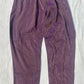 Purple Shimmer Silk Dabka Work Suit Set with Printed Dupatta