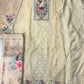 Elegant Chiffon Suit with Karachi Thread Work & Printed Dupatta