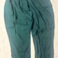 Bottle Green Musleen Silk Suit with Threadwork & Organza Dupatta