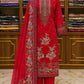 Rani Magenta Printed Crape Suit Set with Sarwokshi Work