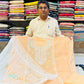 Peach Quota Doria & Rayon Cotton Designer Suit Set