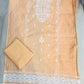 Peach Quota Doria & Rayon Cotton Designer Suit Set