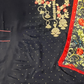Black Kanni Silk Suit Set with Pearl & Thread Work