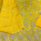 Premium Fendi Silk Suit Set with Nalki & Pearl Handwork