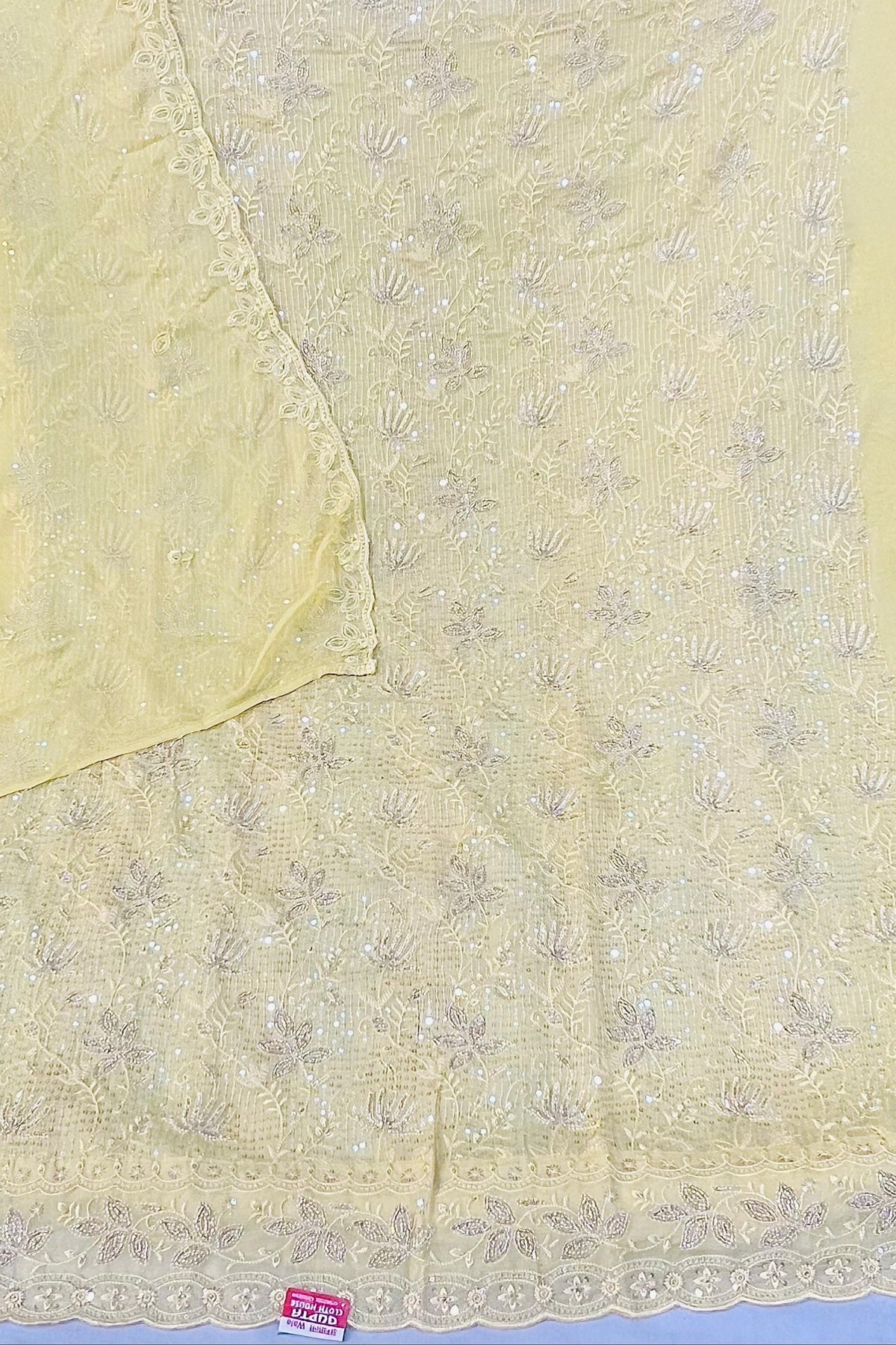 Lemon Orgenza Threadwork & Handwork 3-Piece Suit Set